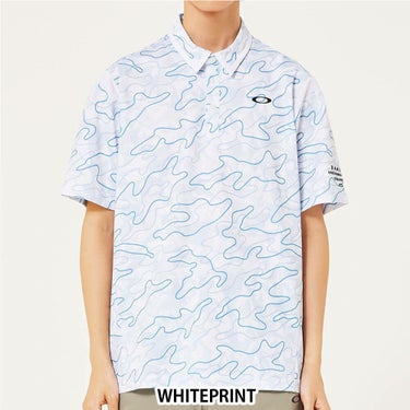 オークリー OAKLEY　メンズ カモフラージュ柄 メッシュ切替 半袖 ポロシャツ FOA407602　2025年モデル 詳細13