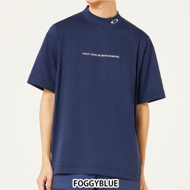 オークリー OAKLEY　メンズ ストレッチ 半袖 モックネックシャツ FOA407606　2025年モデル 詳細2