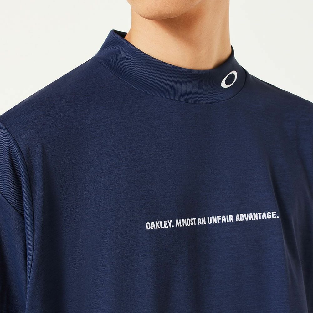オークリー OAKLEY　メンズ ストレッチ 半袖 モックネックシャツ FOA407606　2025年モデル 詳細5
