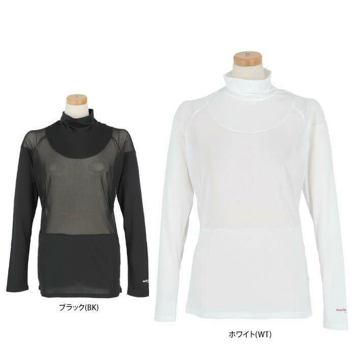 マリクレール marie claire レディース ロゴプリント メッシュ切替