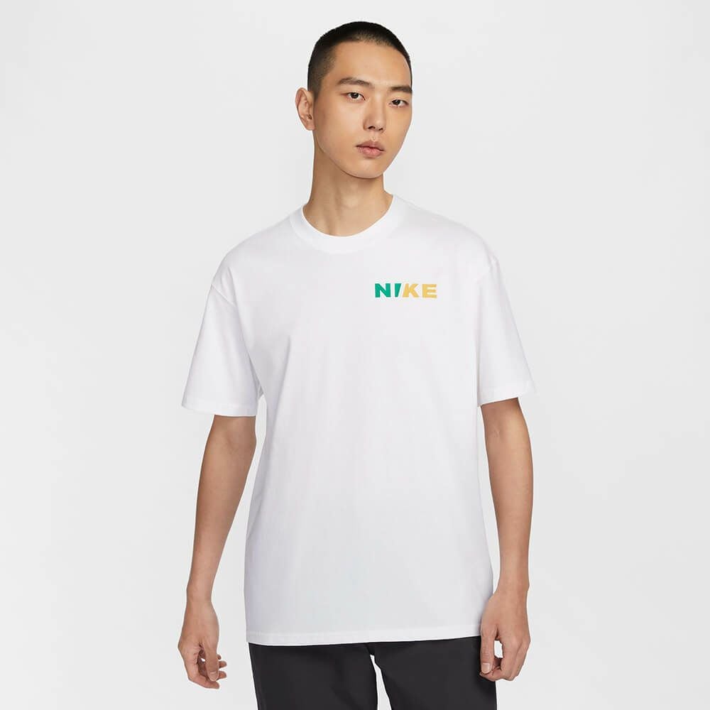 ナイキ NIKE メンズ マックス90 ゴルフ 半袖 Tシャツ HJ3365 100 ホワイト 2025年モデル