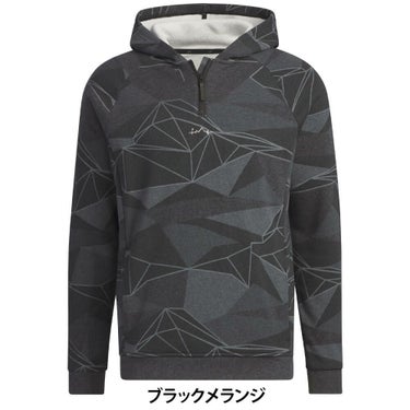 アディダス adidas　メンズ ジオメトリック ハーフジップ 長袖 フーディー MKO66 詳細7