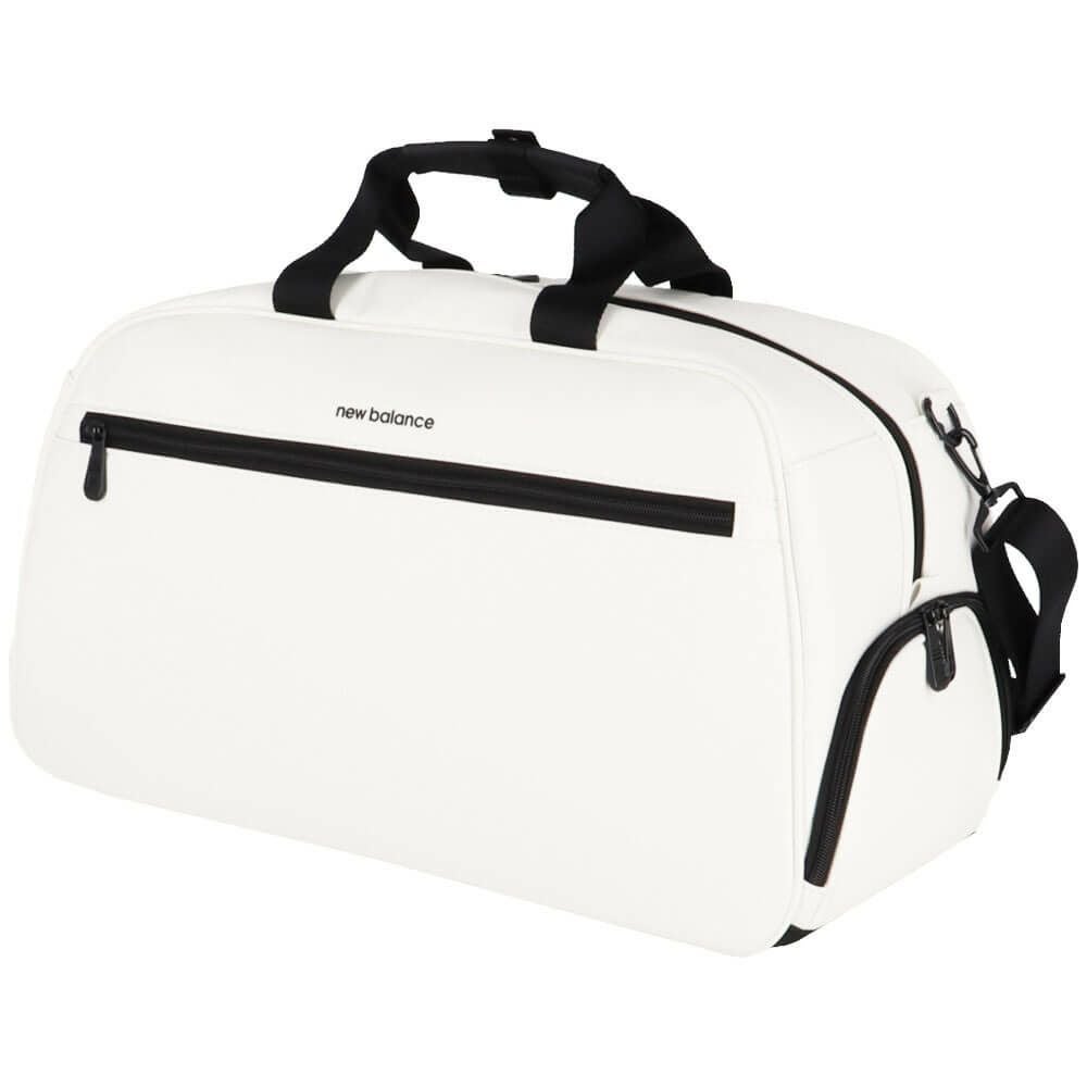 ニューバランスゴルフ　ユニセックス シューズインポケット付き ボストンバッグ 012-5981001 030 ホワイト　2025年モデル 詳細2