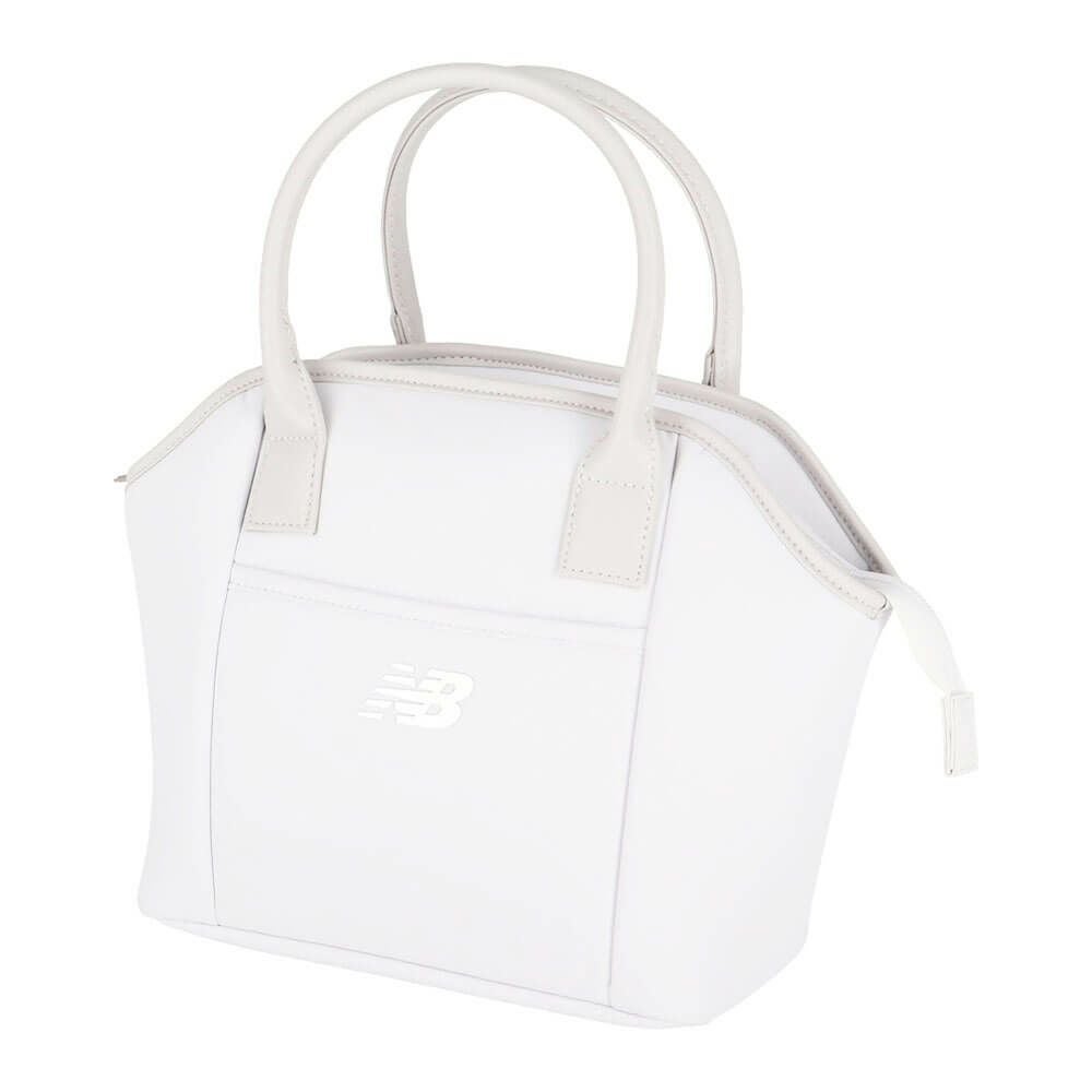 ニューバランスゴルフ　レディース ロゴデザイン シェル型フォルム カートバッグ 012-5981502 030 ホワイト　2025年モデル ホワイト