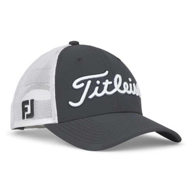 タイトリスト Titleist　メンズ ツアーパフォーマンス メッシュ キャップ TH25ATPMA 0c1 チャコール×ホワイト　2025年モデル 詳細2