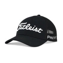 タイトリスト Titleist メンズ ツアーパフォーマンス メッシュ キャップ TH25ATPMA 01 ブラック×ホワイト 2025年モデル