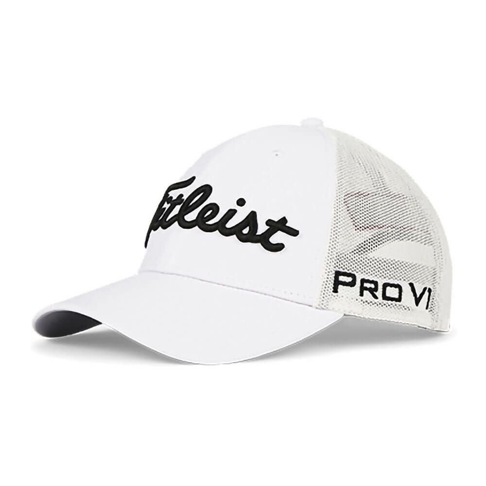 タイトリスト Titleist メンズ ツアーパフォーマンス メッシュ キャップ TH25ATPMA 10 ホワイト×ブラック 2025年モデル