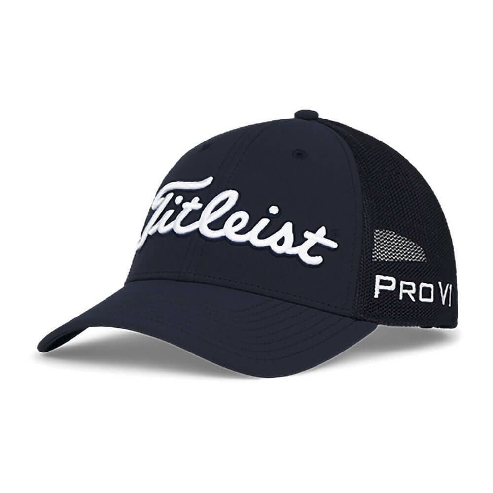 タイトリスト Titleist　メンズ ツアーパフォーマンス メッシュ キャップ TH25ATPMA 41 ネイビー×ホワイト　2025年モデル 詳細1