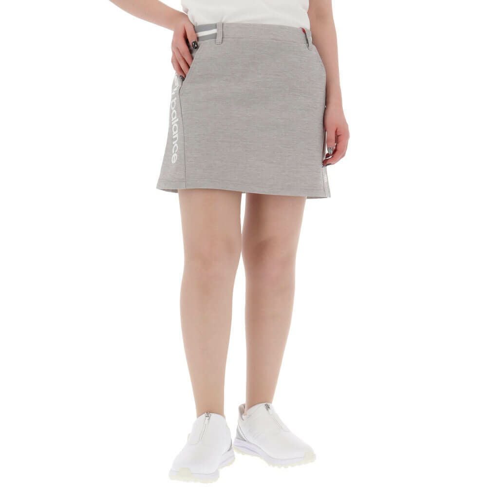 ニューバランスゴルフ　レディース ロゴプリント スウェット インナーパンツ一体型 スカート 012-5134507　2025年モデル 詳細8