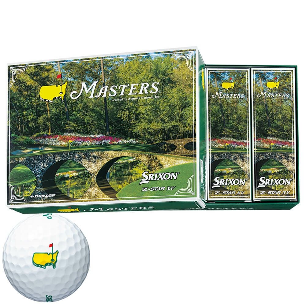 スリクソン Z-STAR XV MASTERS 2025年モデル マスターズモデル ゴルフボール　1ダース（12球入り） マスターズ（ホワイト）