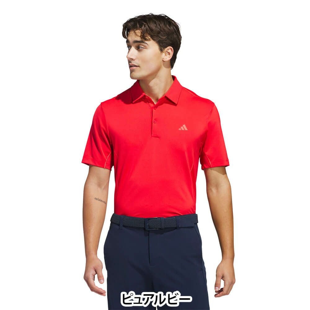 アディダス adidas メンズ ファブリックミックス バックメッシュ 半袖 ポロシャツ KUH58 2025年モデル