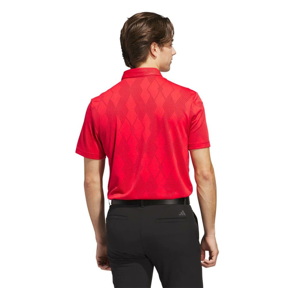 アディダス adidas　メンズ メッシュアーガイル 半袖 ポロシャツ KUH63　2025年モデル 詳細3