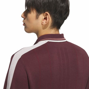 アディダス adidas　メンズ ビヨンド ザ コース ルーズフィット ニット半袖 ポロシャツ KUK52　2025年モデル 詳細7