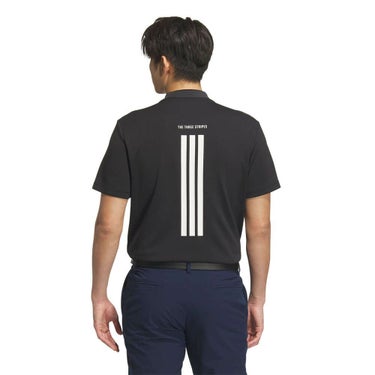 アディダス adidas　メンズ スリーストライプス 半袖 モックネックシャツ KVH10　2025年モデル 詳細13