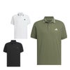 アディダス adidas　メンズ ワンポイントロゴ UVケア付き 半袖 ポロシャツ KVH14　2025年モデル