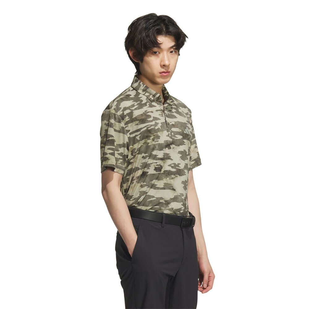 アディダス adidas　メンズ カモフラージュ柄 半袖 ポロシャツ KVH24　2025年モデル 詳細4