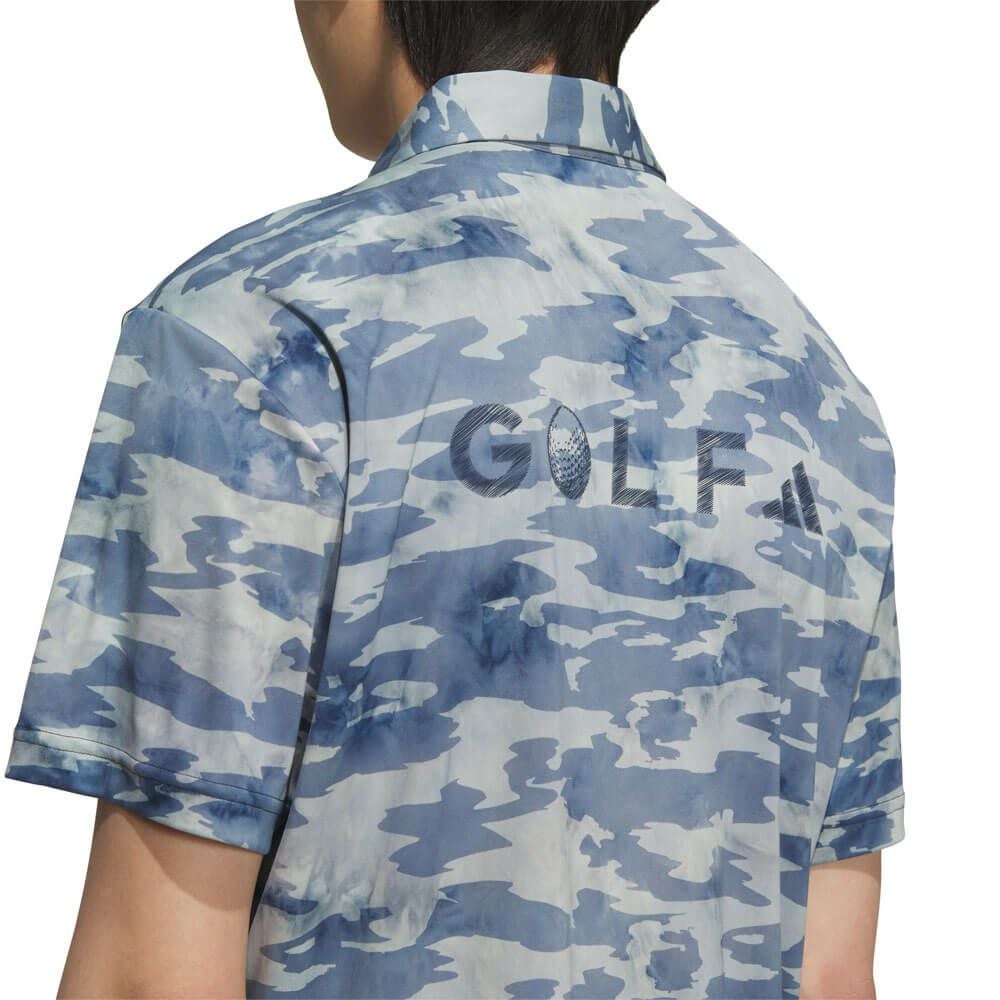 アディダス adidas メンズ カモフラージュ柄 半袖 ポロシャツ KVH24