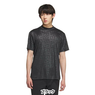 アディダス adidas　メンズ BOSロゴ柄デボス 半袖 モックネックシャツ KVH25　2025年モデル 詳細7