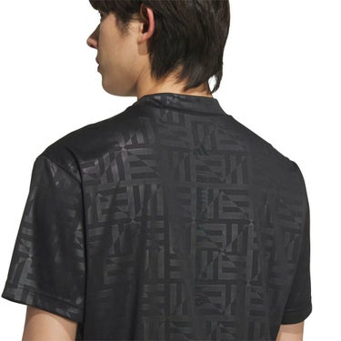 アディダス adidas　メンズ BOSロゴ柄デボス 半袖 モックネックシャツ KVH25　2025年モデル 詳細11
