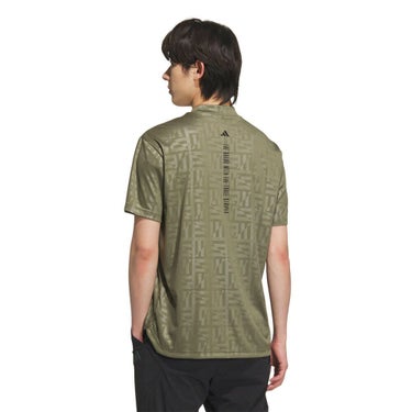 アディダス adidas　メンズ BOSロゴ柄デボス 半袖 モックネックシャツ KVH25　2025年モデル 詳細13