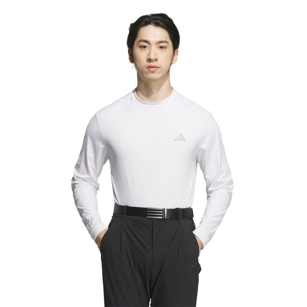 アディダス adidas　メンズ ロゴプリント 半袖 ジップシャツ & 長袖 モックネックシャツ KVH26　2025年モデル 詳細6