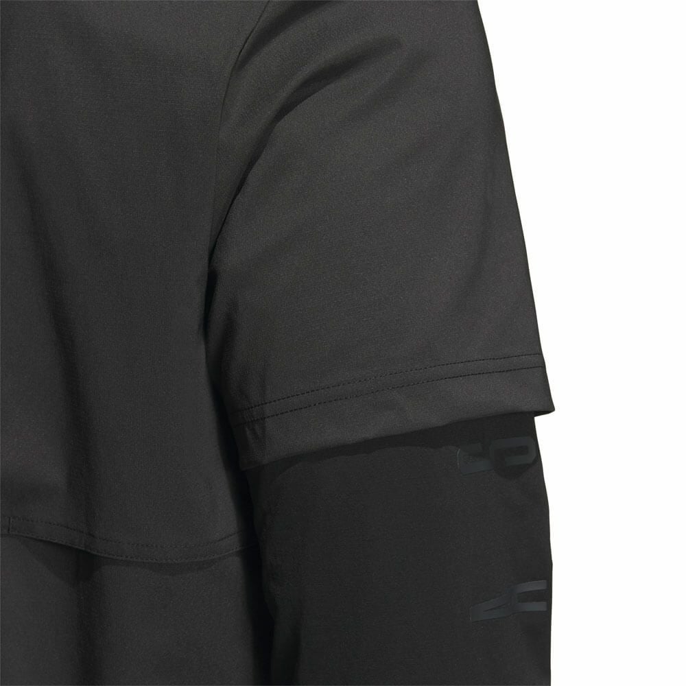 アディダス adidas　メンズ ロゴプリント 半袖 ジップシャツ & 長袖 モックネックシャツ KVH26　2025年モデル 詳細11