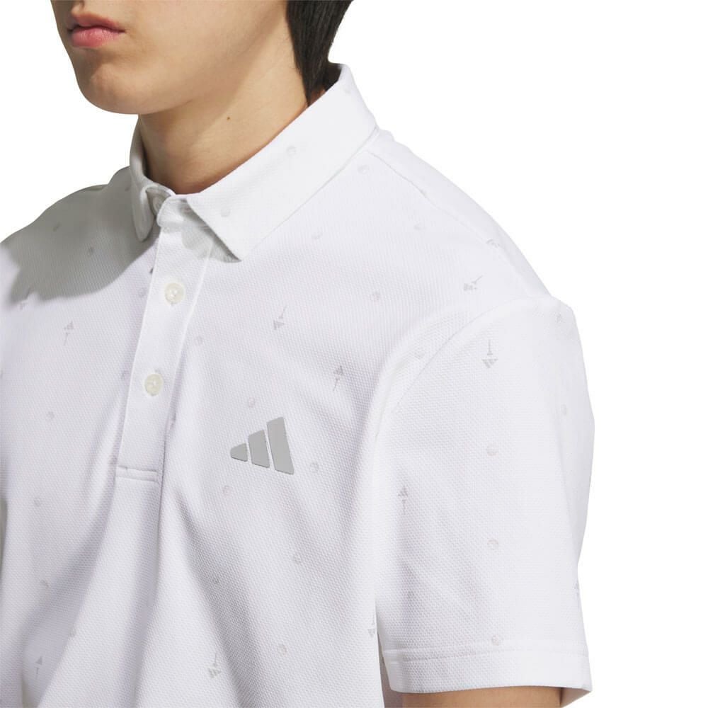 アディダス adidas　メンズ モノグラム 半袖 ポロシャツ KVH28　2025年モデル 詳細5