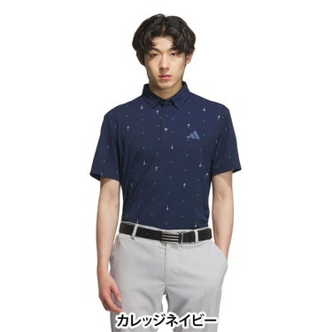 アディダス adidas　メンズ モノグラム 半袖 ポロシャツ KVH28　2025年モデル 詳細7