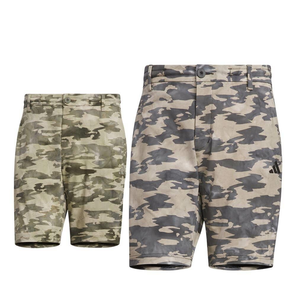 アディダス adidas　メンズ 撥水 カモフラージュ柄 ショートパンツ KVH19　2025年モデル 詳細1