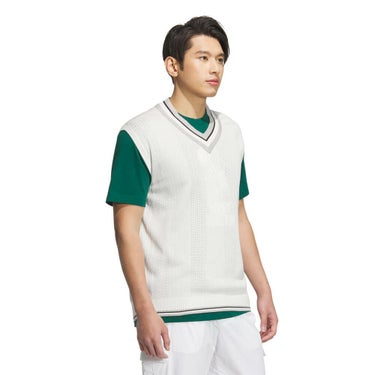 アディダス adidas　 ビヨンド ザ コース ルーズフィット ニットベスト KTN38　2025年モデル 詳細4