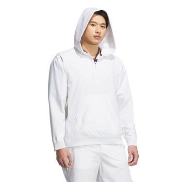 アディダス adidas　ビヨンド ザ コース 撥水 リップストップ ハーフジップ 長袖 フーディー KTN41　2025年モデル 詳細4