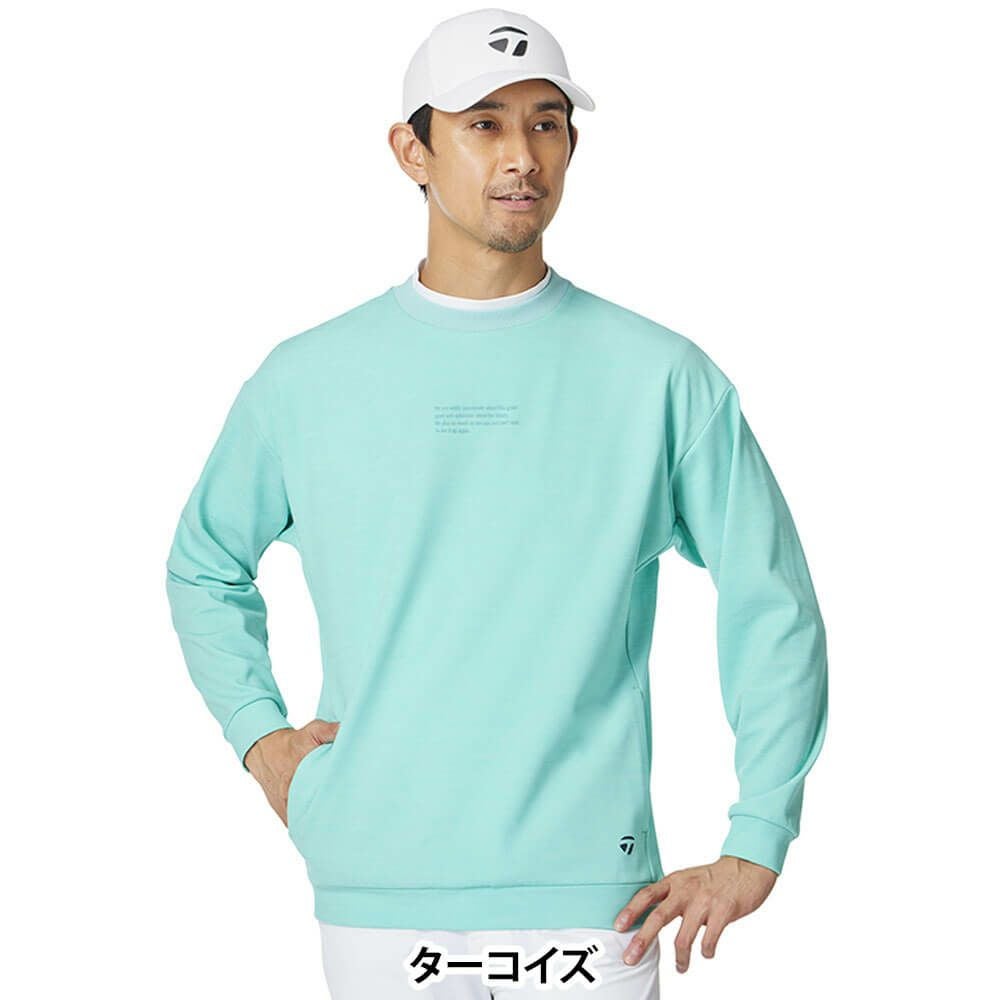 テーラーメイド TaylorMade メンズ バックロゴクルー スウェット UN610