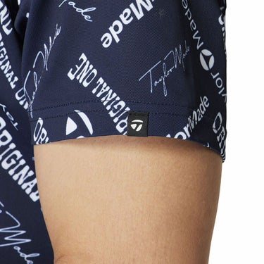 テーラーメイド TaylorMade　メンズ ロゴグラフィック 半袖 ポロシャツ UN617　2025年モデル 詳細5