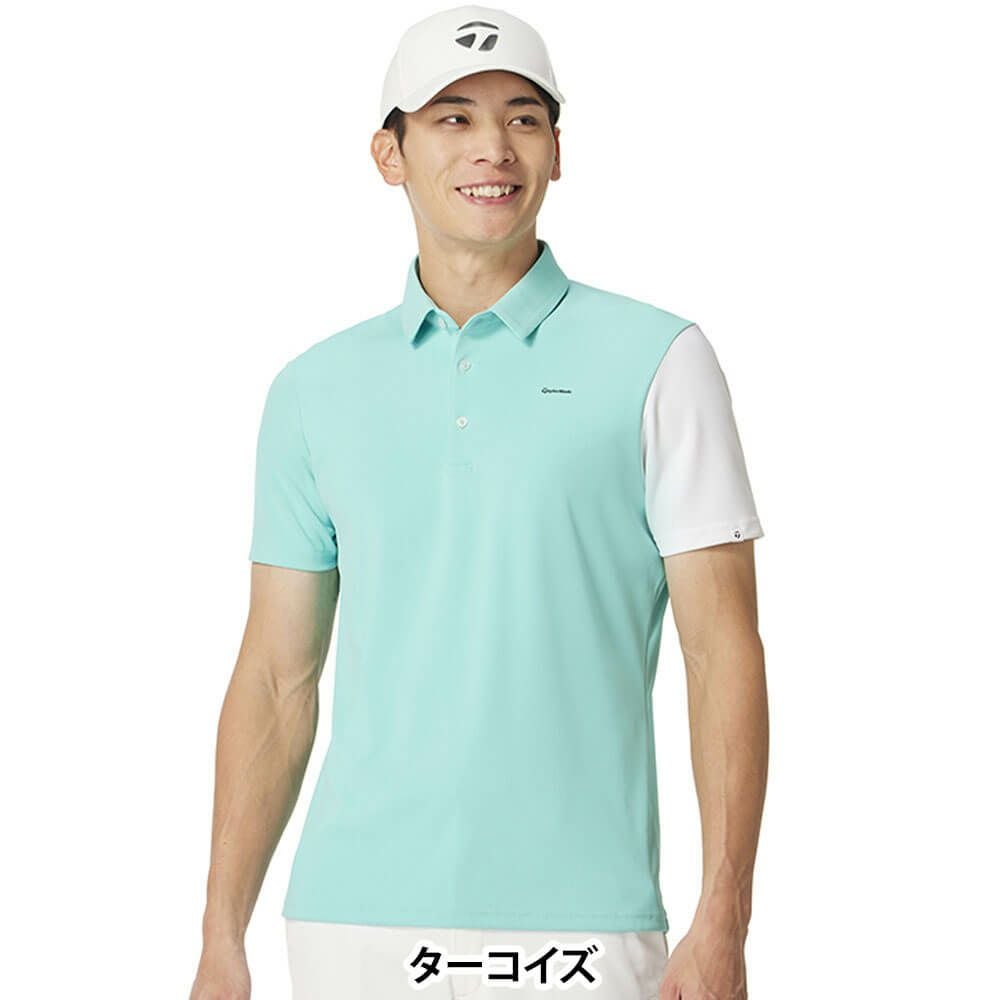 テーラーメイド TaylorMade メンズ ダイアゴナルブロック 半袖