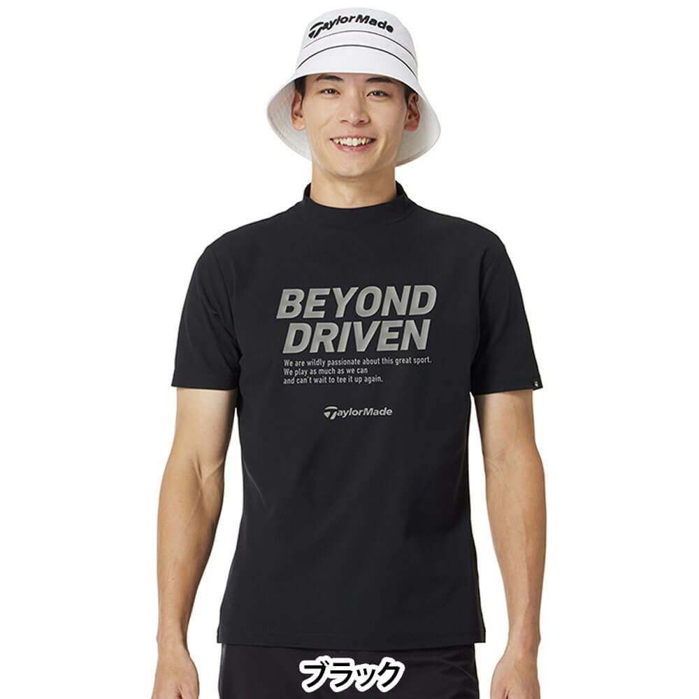 テーラーメイド TaylorMade　メンズ ゴルフティミスティック 半袖 モックネック シャツ UN621　2025年モデル 詳細2