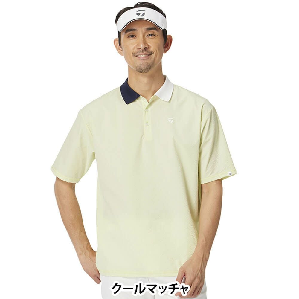 テーラーメイド TaylorMade　メンズ シアサッカー 半袖 ポロシャツ UN633　2025年モデル 詳細7