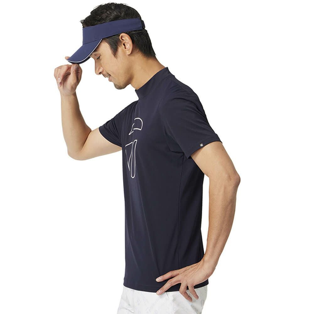 テーラーメイド TaylorMade　メンズ TMベーシック 半袖 モックネック シャツ UN636　2025年モデル 詳細4