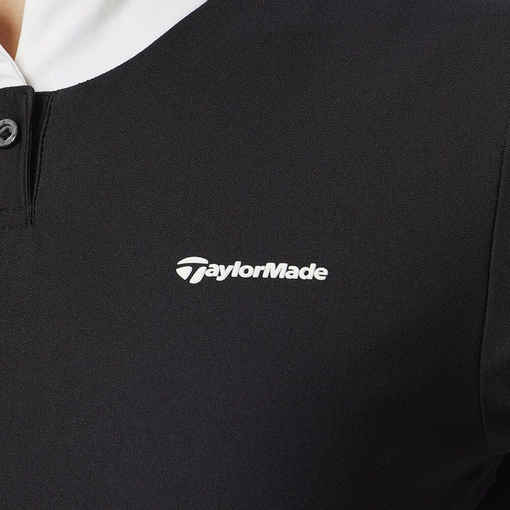 テーラーメイド TaylorMade　レディース スリットカラー 半袖 モックネック シャツ UN686　2025年モデル 詳細5