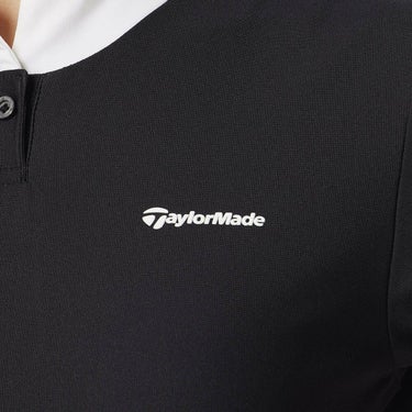 テーラーメイド TaylorMade　レディース スリットカラー 半袖 モックネック シャツ UN686　2025年モデル 詳細5