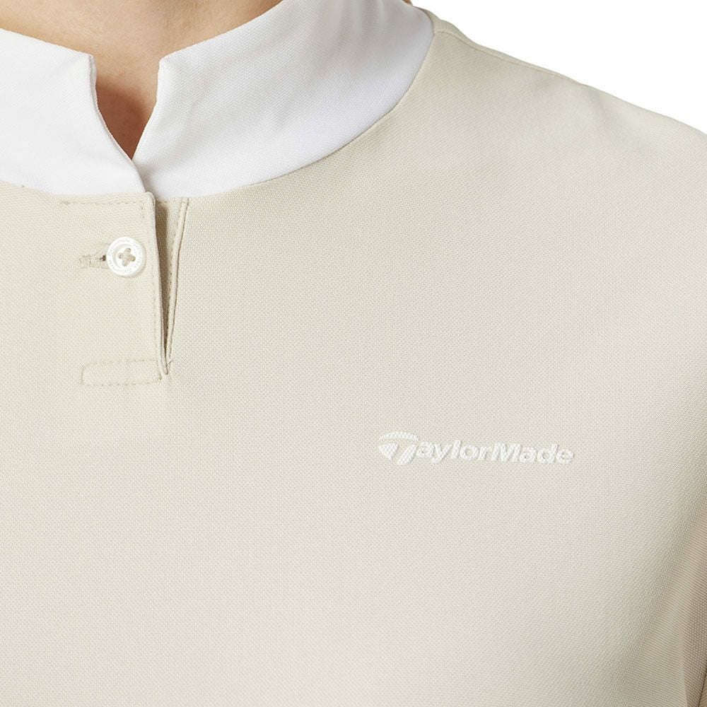 テーラーメイド TaylorMade　レディース スリットカラー 半袖 モックネック シャツ UN686　2025年モデル 詳細15