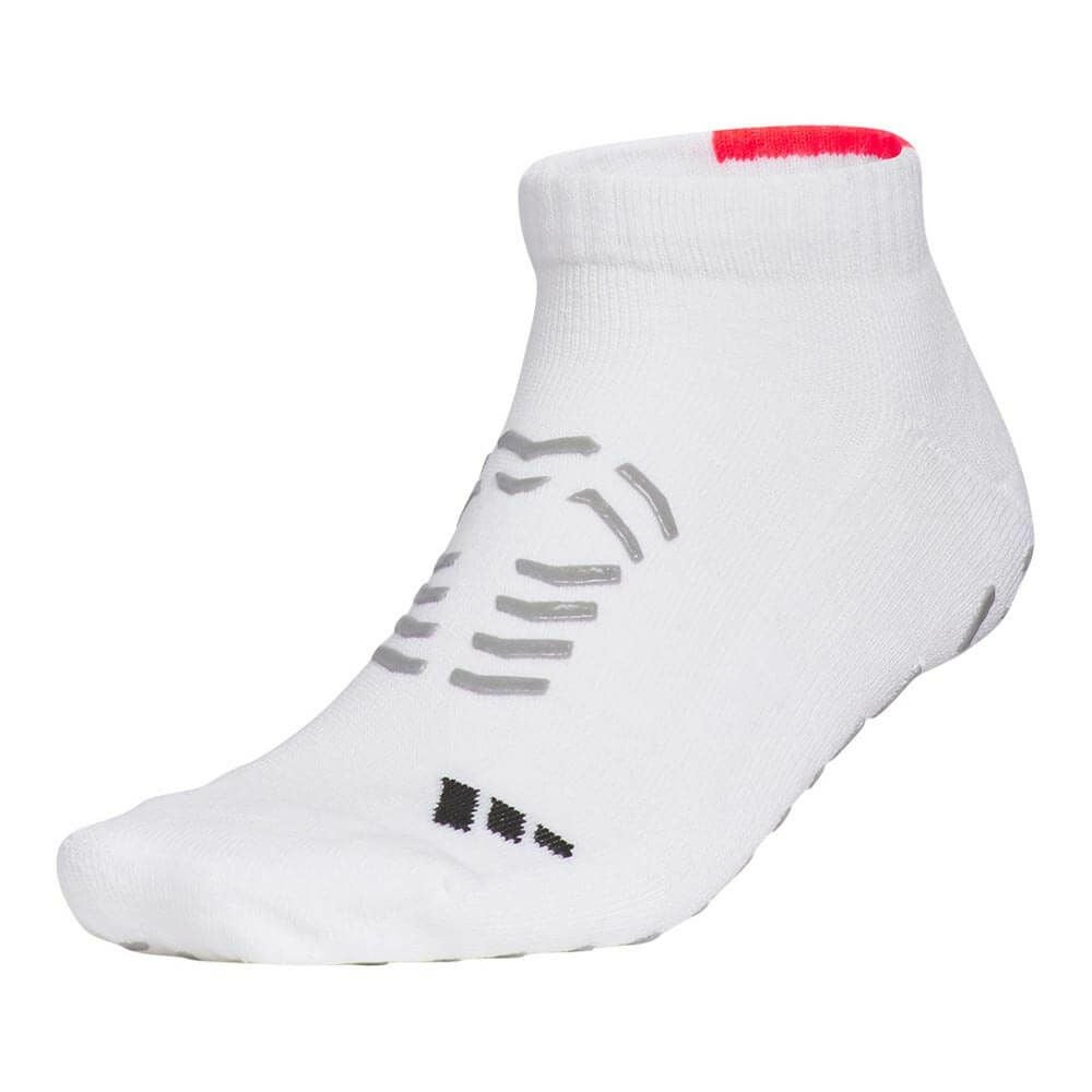 アディダス adidas メンズ アディゼロ 機能 アンクルソックス KVH48 JE7188 ホワイト 2025年モデル