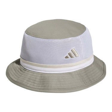 アディダス adidas　レディース メッシュ スプリング バケットハット KVM10 JJ3830 シルバーペブル　2025年モデル 詳細1