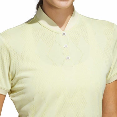 アディダス adidas　レディース メッシュ アーガイル 半袖シャツ KTI66　2025年モデル 詳細15