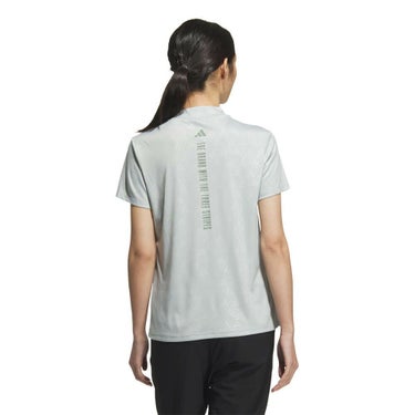 アディダス adidas　レディース BOSロゴ柄 デボス 半袖 モックネックシャツ KTI74　2025年モデル 詳細15