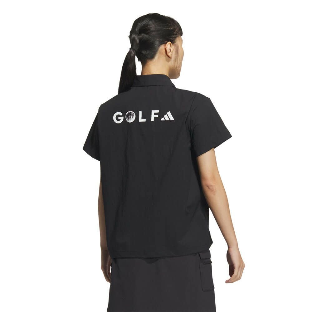 アディダス adidas　レディース 撥水 シースルー ボックスシルエット 半袖 ポロシャツ KTI78　2025年モデル 詳細3