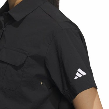 アディダス adidas　レディース 撥水 シースルー ボックスシルエット 半袖 ポロシャツ KTI78　2025年モデル 詳細5