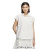 アディダス adidas　レディース シアサッカー フレンチスリーブ ポロシャツ KTI81　2025年モデル 詳細2
