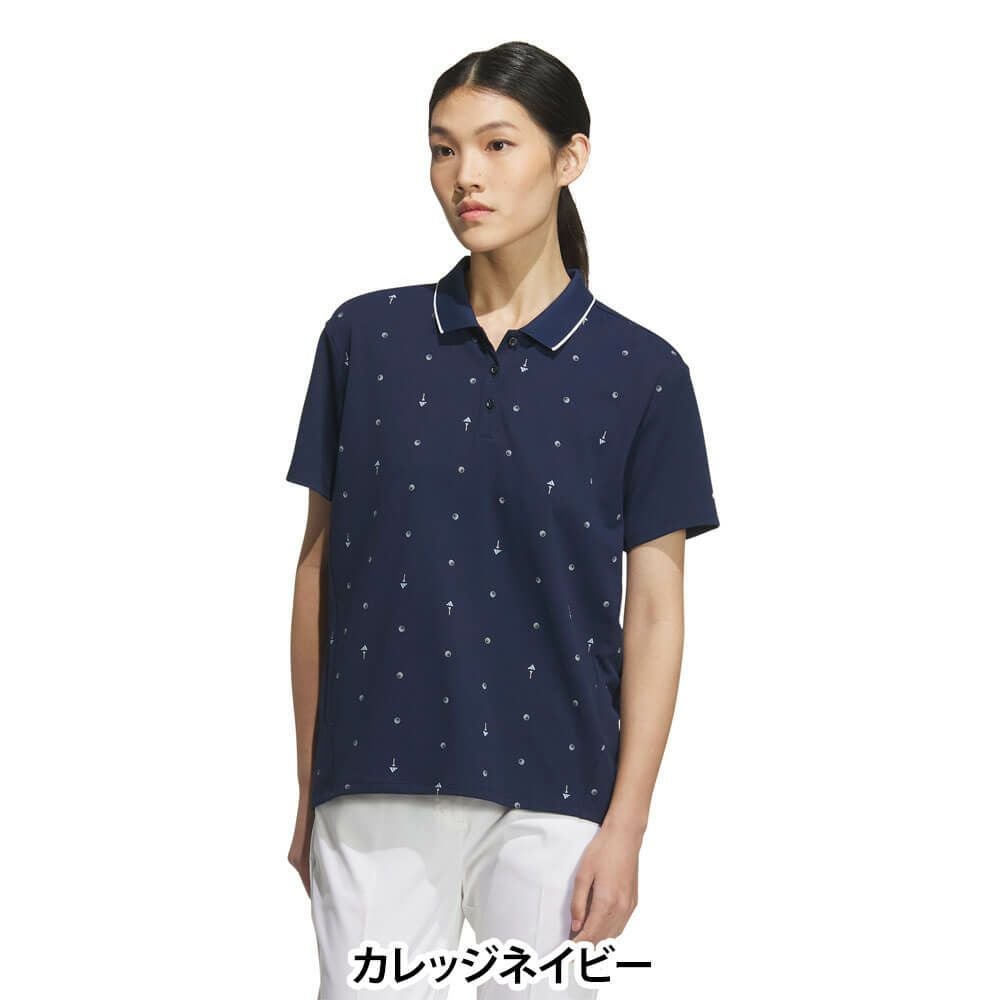 アディダス adidas レディース モノグラム 半袖 ポロシャツ KTI84 2025