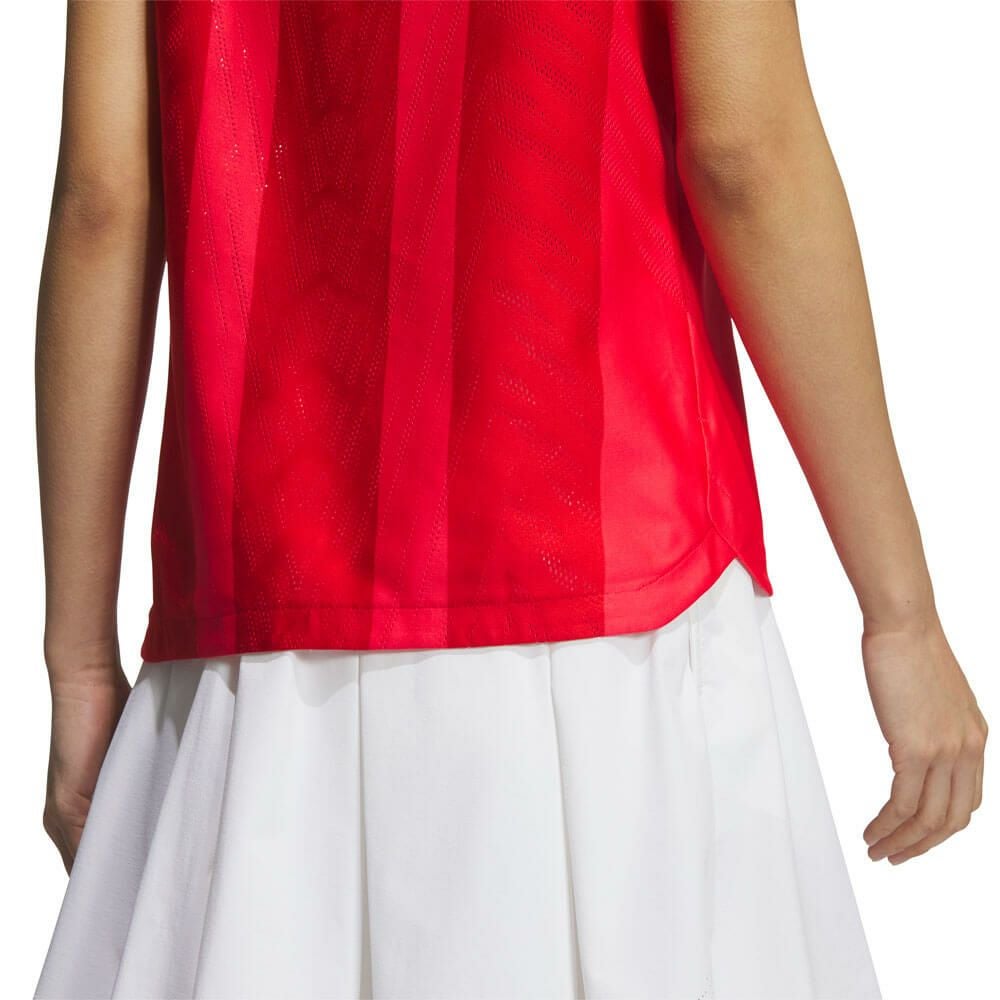 アディダス adidas　レディース アディゼロ メッシュ 半袖 モックネックシャツ KUK65　2025年モデル 詳細11