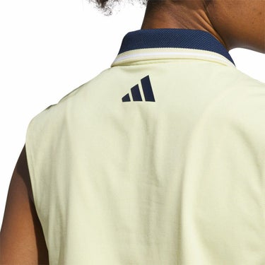 アディダス adidas　レディース ビヨンド ザ コース ルーズ ツイストニット ツーボタン ノースリーブ ポロシャツ KWI00　2025年モデル 詳細8